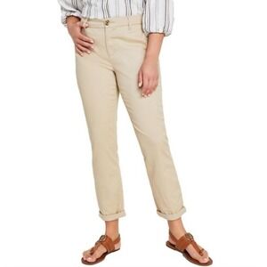 Tommy Hilfiger Hampton Khaki Pants Straight Leg Chino Career Women's Size 14